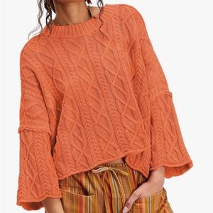 Pink or orange. NWT super soft sweater. Oversized small
